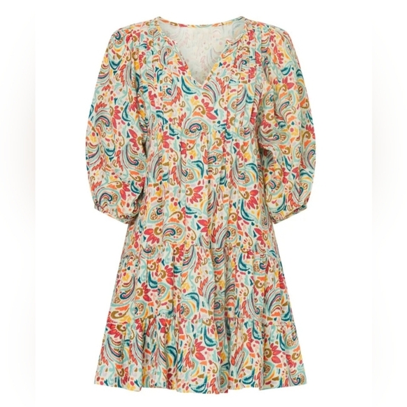 Marine layer floral mini dress women's Boho Style - Picture 1 of 9